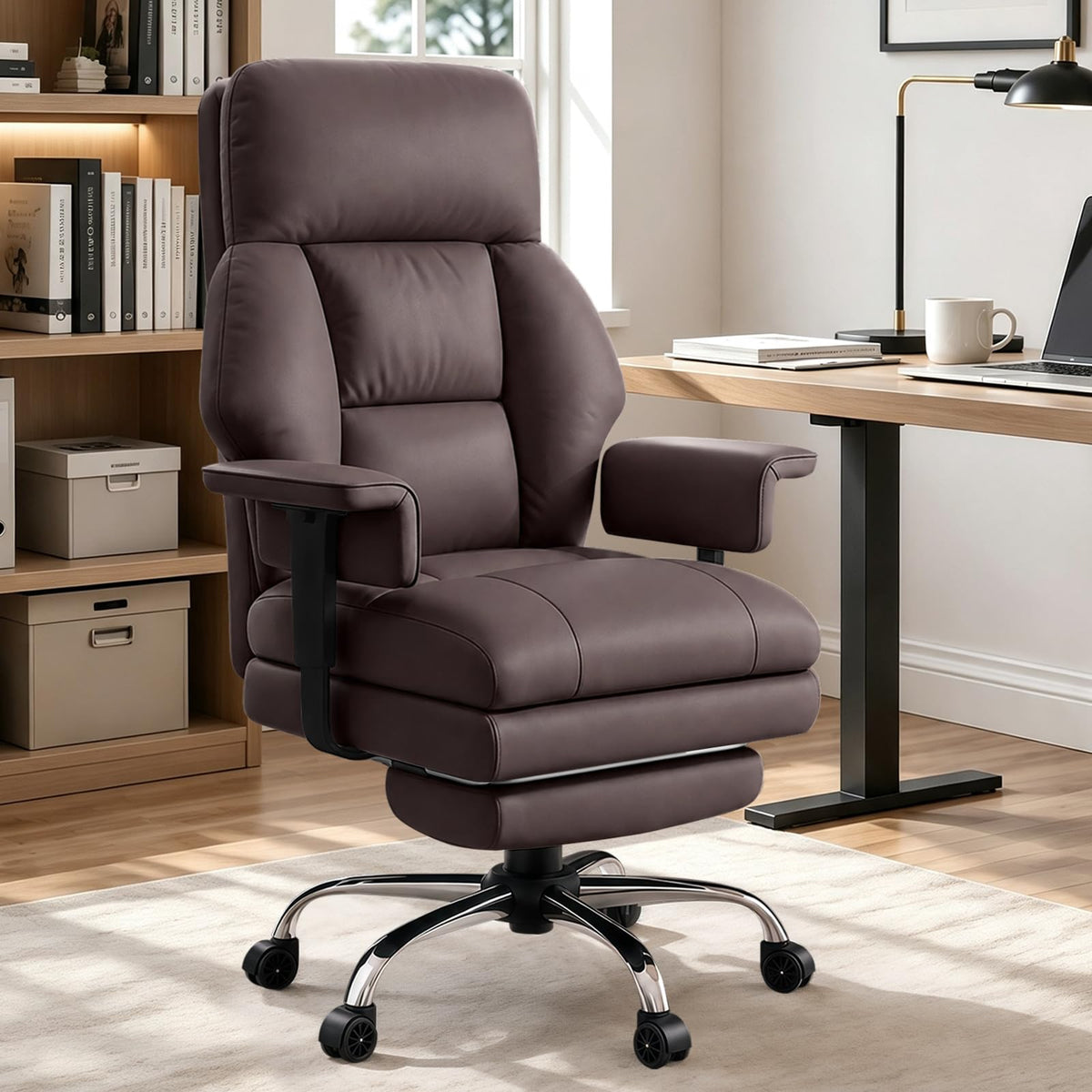 Brown Ergonomic Office Chair D208