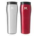 Silver Stainless Steel 16 oz Insulated Travel Mug D621