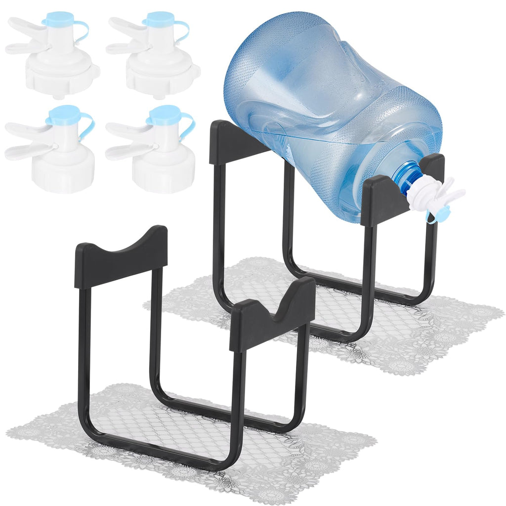 3-5 Gallon Water Jug Stand with Dispenser Valves I558958
