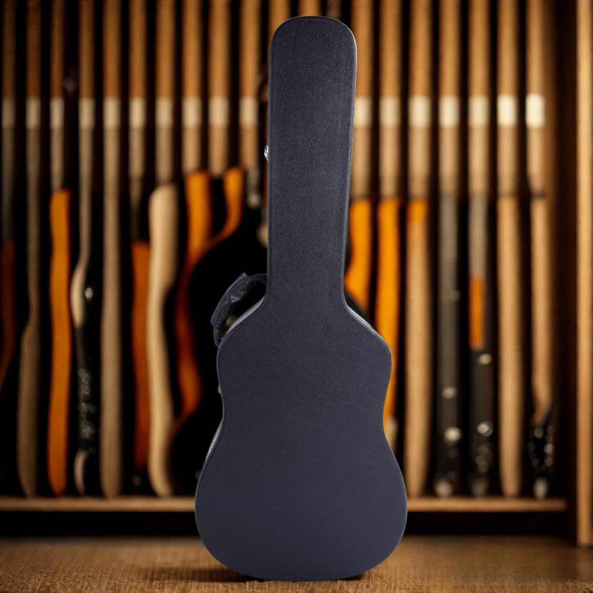 Black 41 Inch Acoustic Guitar Hard Case R7351