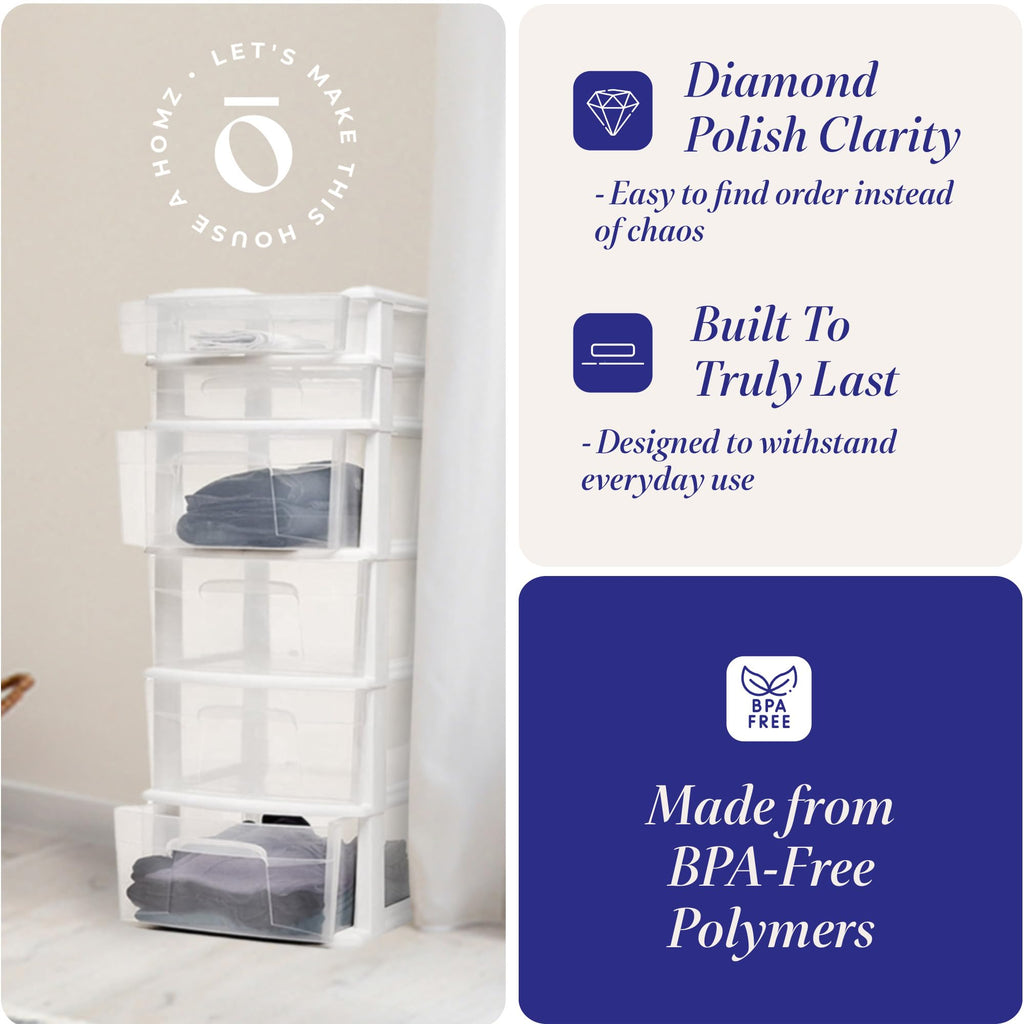 6-Tier Storage Cart with Removable Wheels W519079