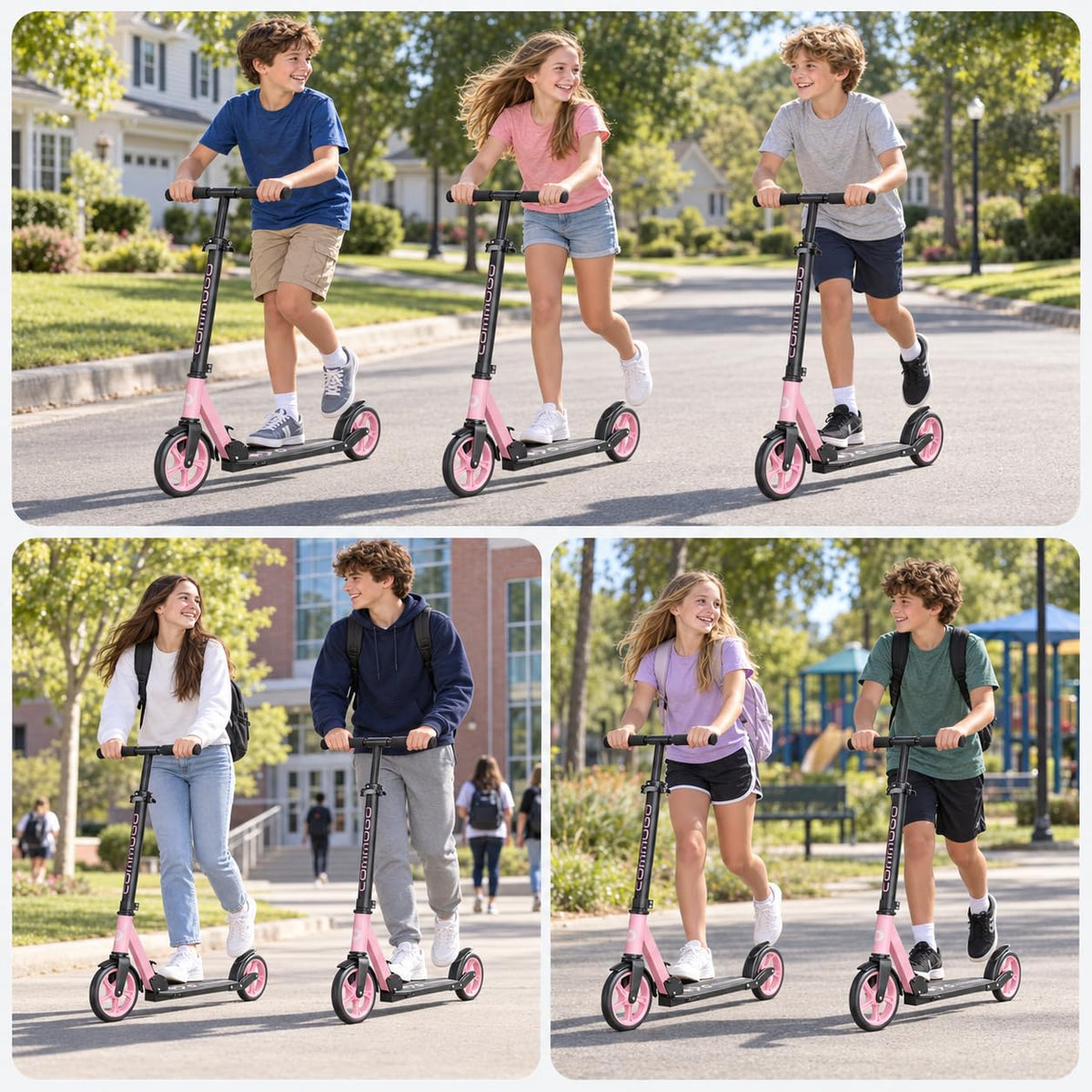 Lightweight Foldable Kick Scooter with Carry Strap I51299
