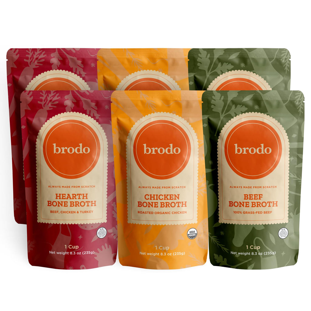 Collagen Rich Bone Broth Variety 6 x 8 oz X789584