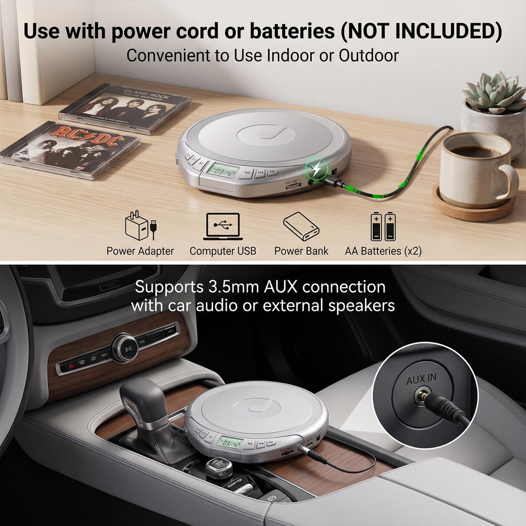 Portable CD Player with Earphones G928