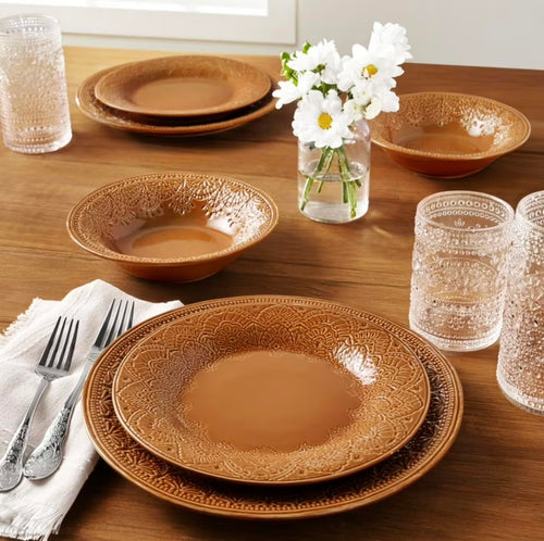 12-Piece Ceramic Dinnerware Set L544033