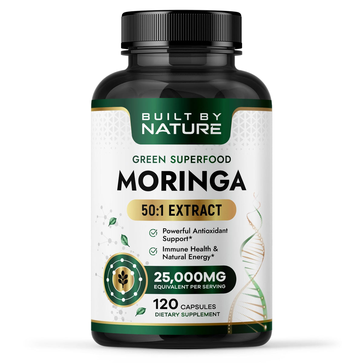 Moringa Supplement 500mg 120 Capsules O938588