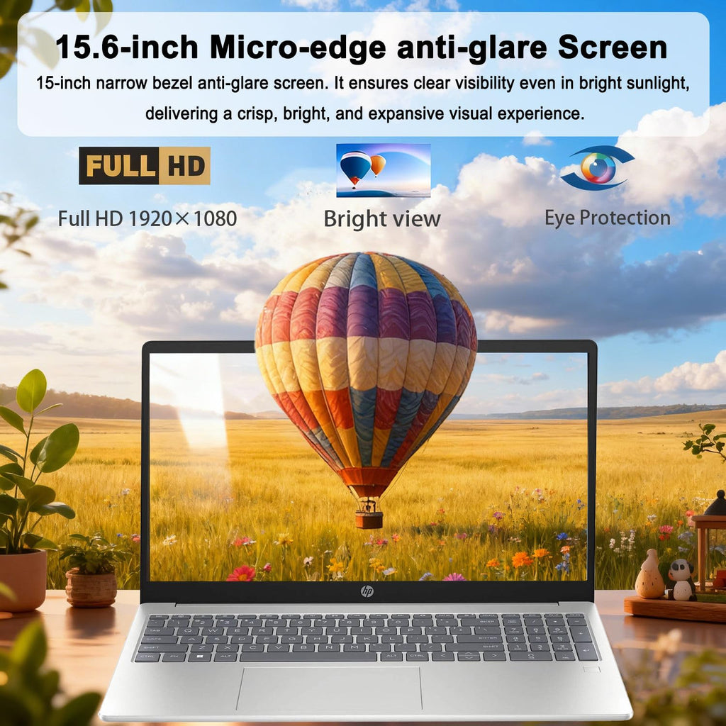 15.6" FHD Laptop with Fingerprint Reader, Intel Core i3, 8GB RAM, 256GB SSD U739
