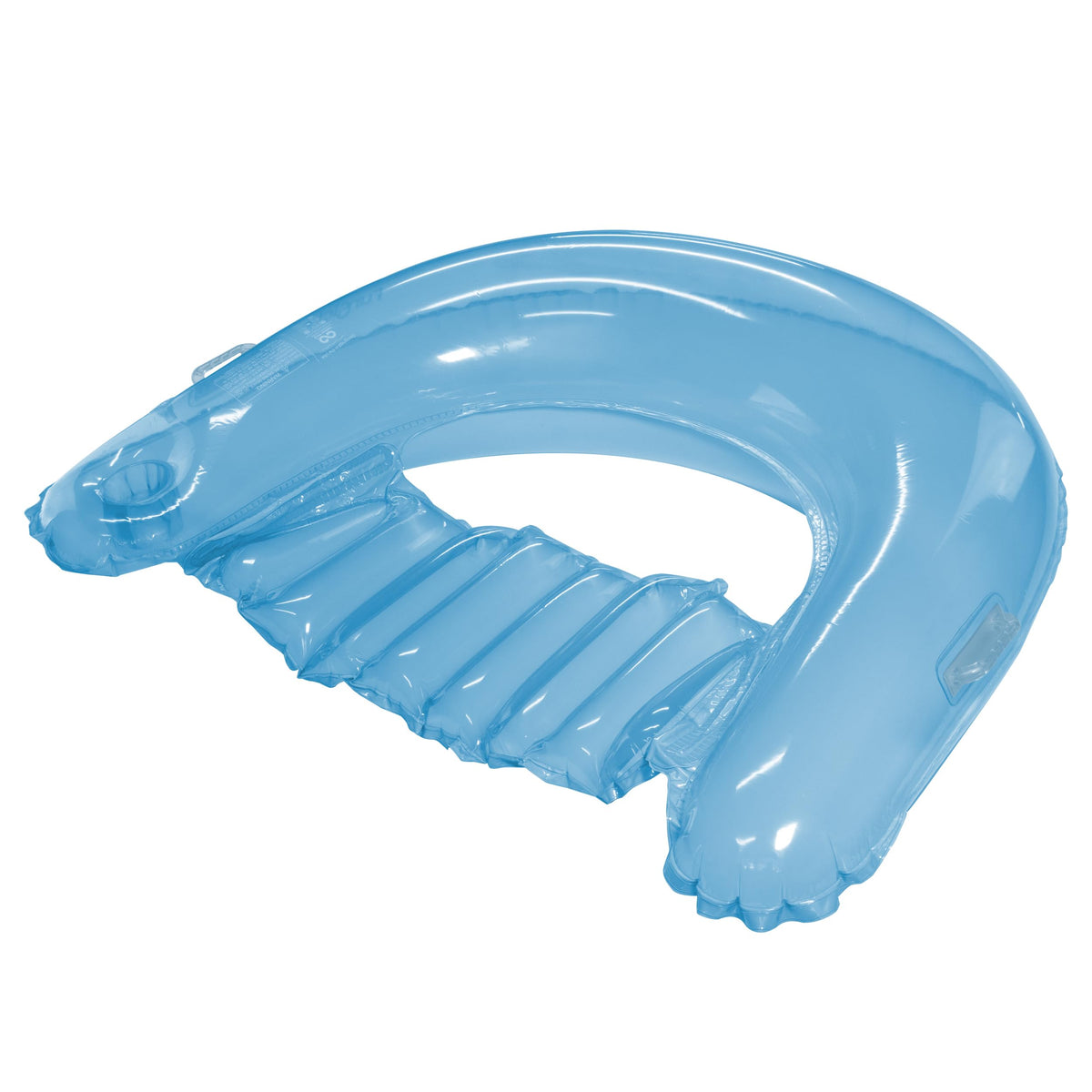 4ft Inflatable Lounge Pool Float with Backrest, Armrests & Cup Holder U525838