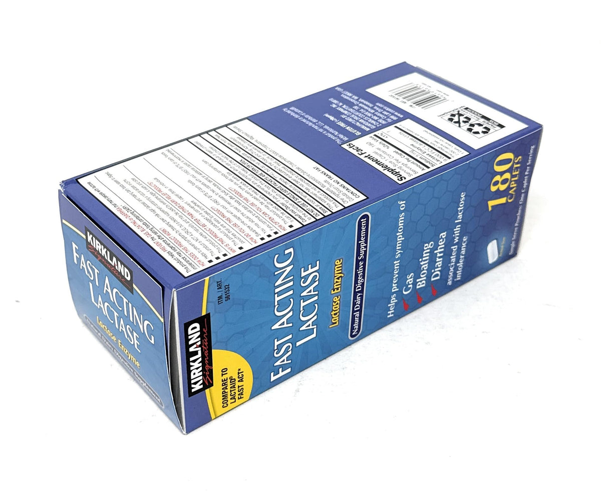 Fast Acting Lactase 180 Caplets K9137