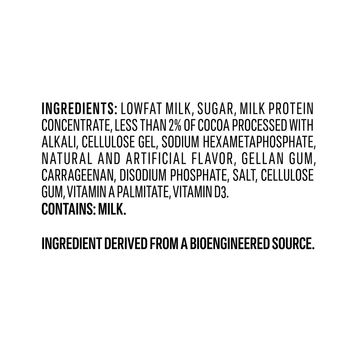 Chocolate Milk Drink 14 Fl Oz E531