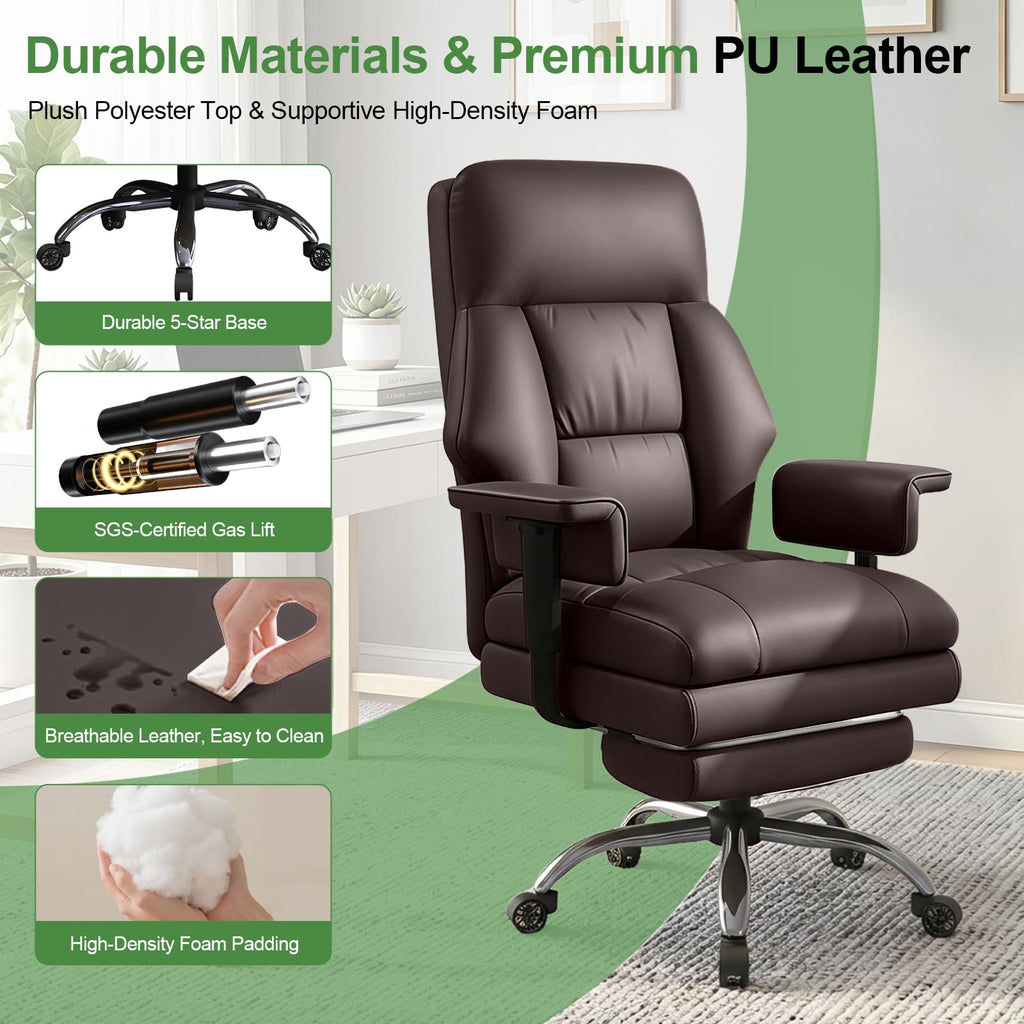 Brown Ergonomic Office Chair D208