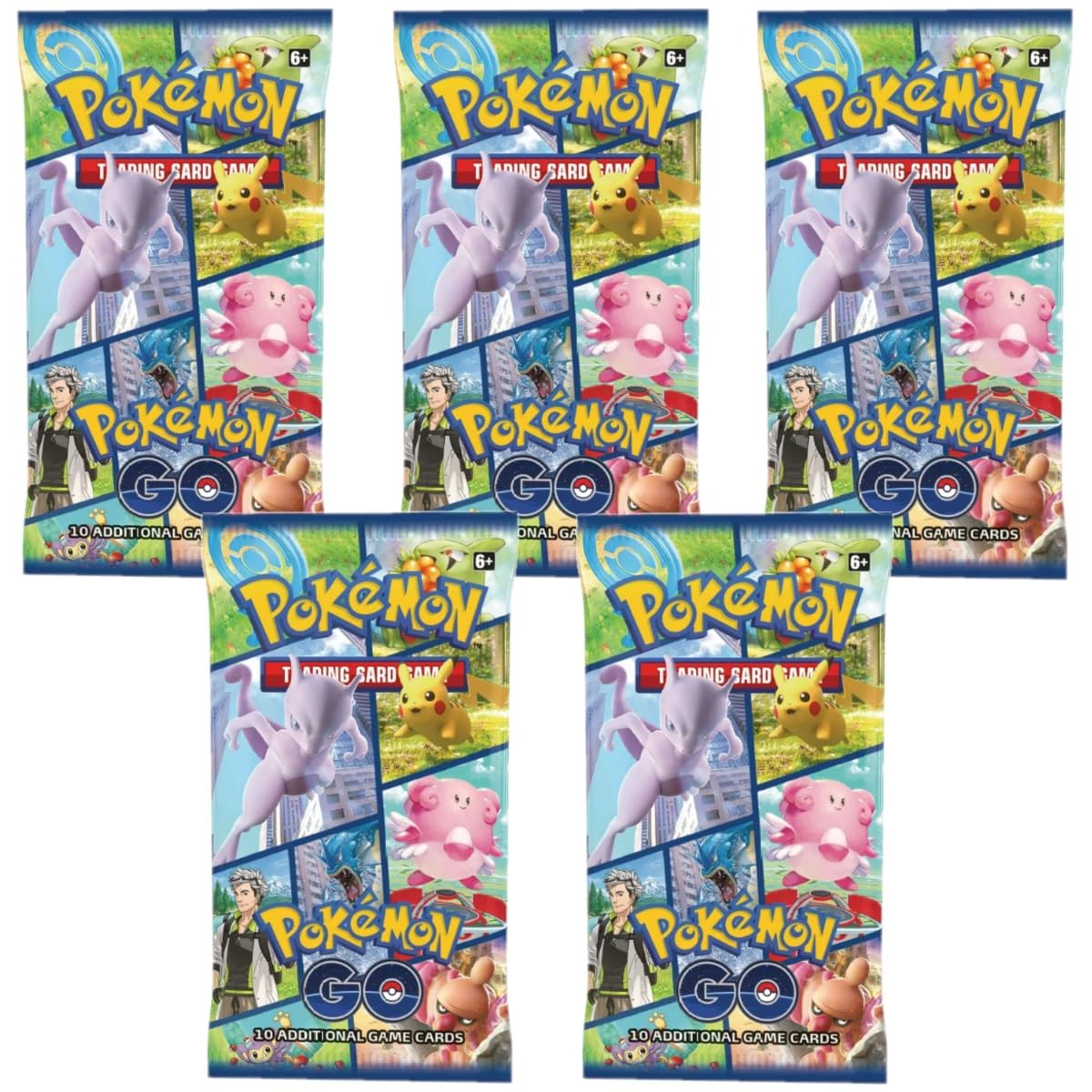 Pokemon TCG 5 Booster Packs English Trading Card Game P68628