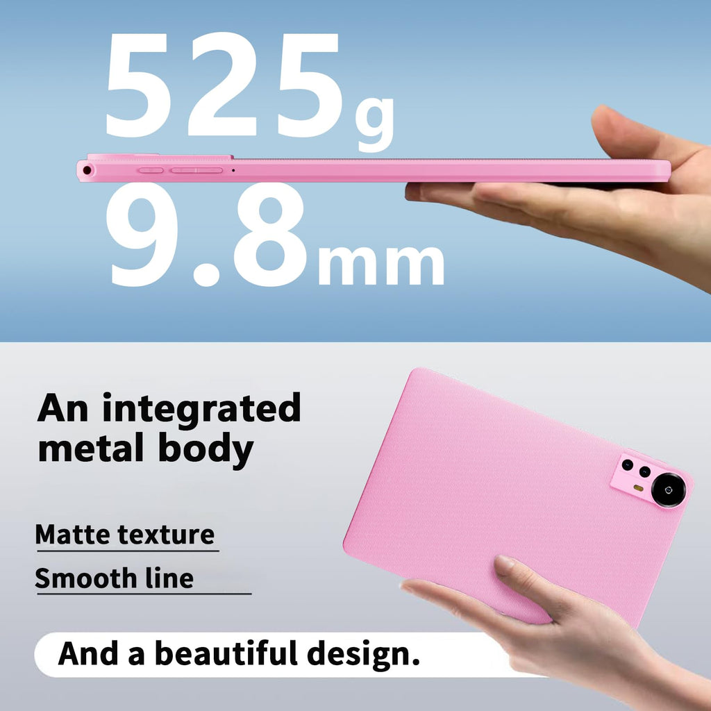 Android 16 Tablet 10 inch 20GB RAM 128GB ROM Octa-core Pink K650