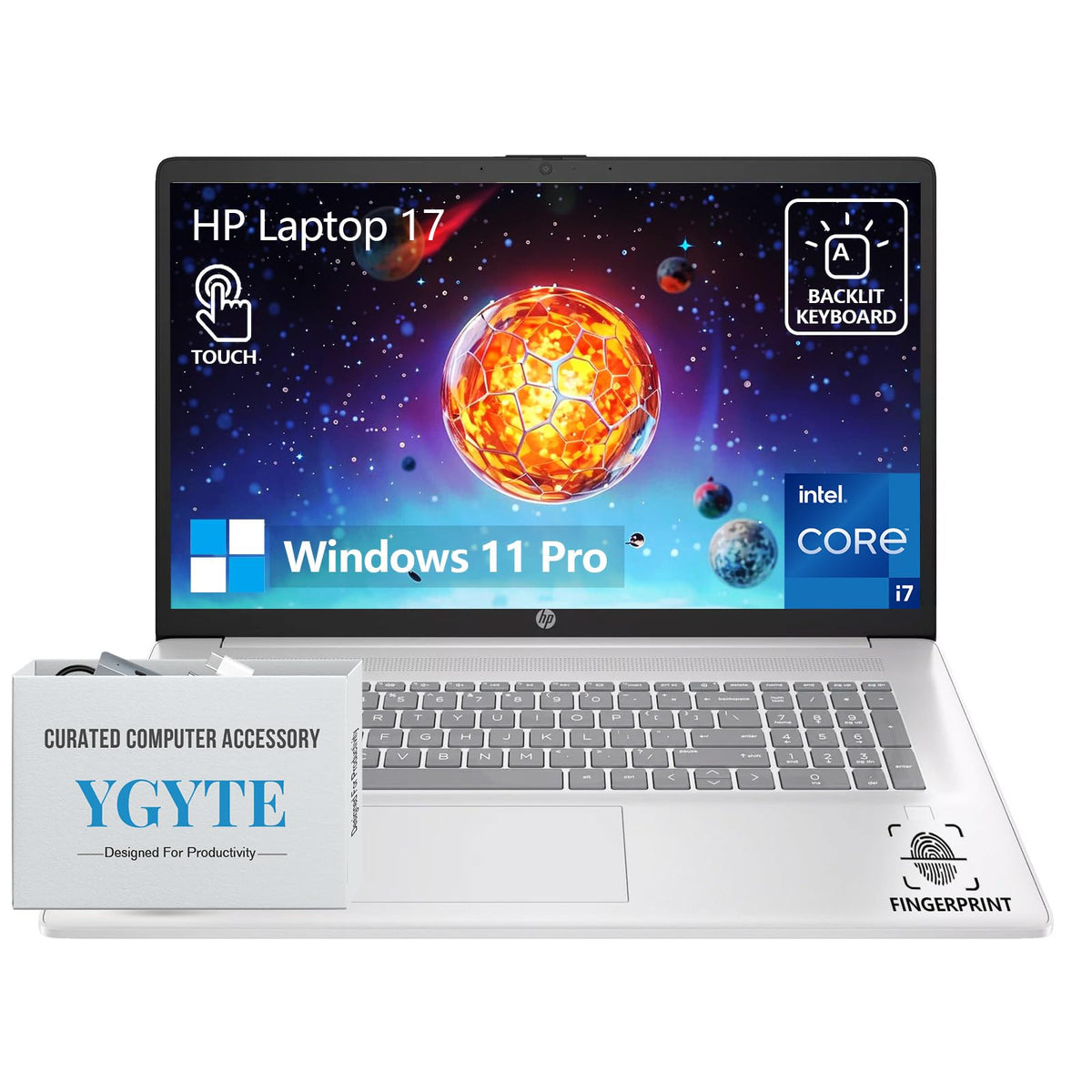 17.3" Touchscreen Laptop, Intel 10-Core i7, 64GB RAM 1TB SSD J777138