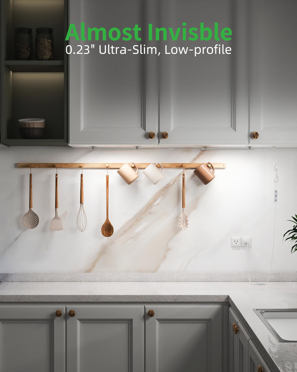 Dimmable 3pcs 12 Inch Cold White 6000K Linkable Under Cabinet Light G22934