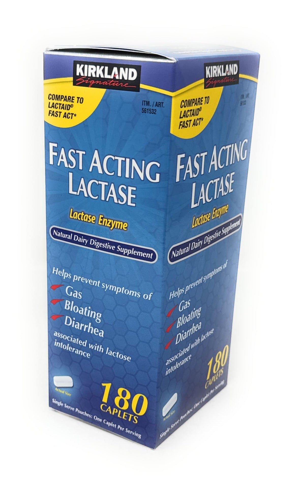 Fast Acting Lactase 180 Caplets K9137