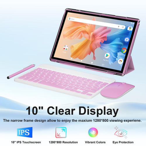 10 inch 2 in 1 Android Tablet with Keyboard 8GB RAM 32GB ROM C939