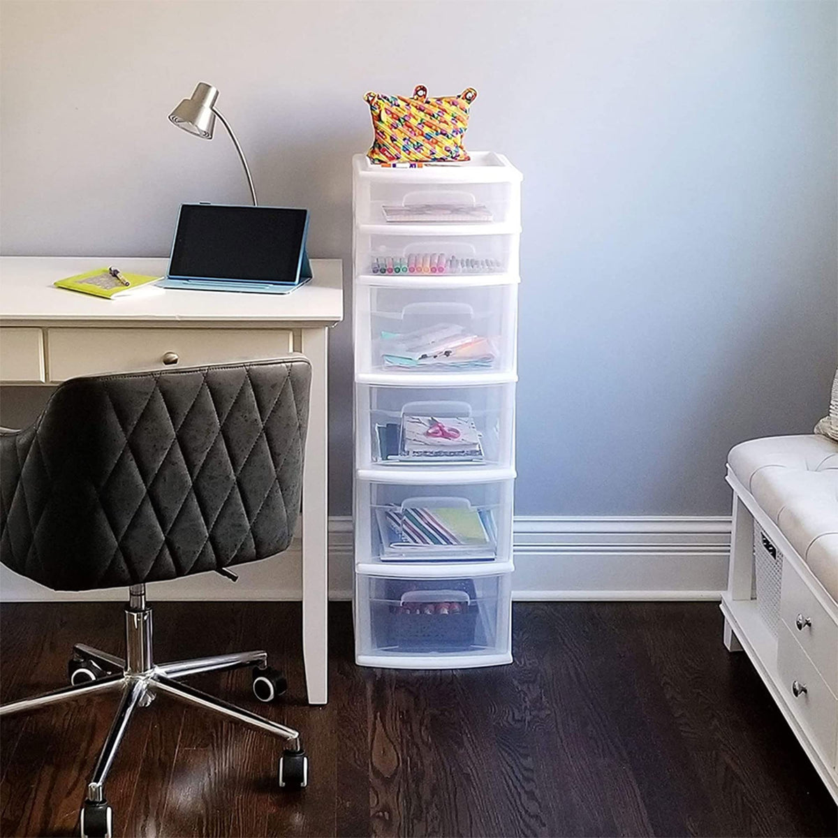 6-Tier Storage Cart with Removable Wheels W519079