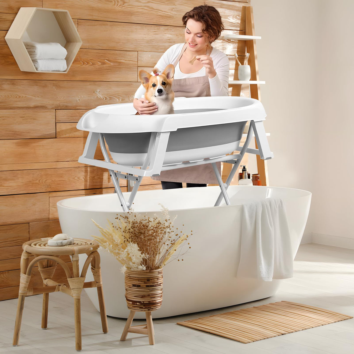 Foldable Portable Dog Bathtub A51187