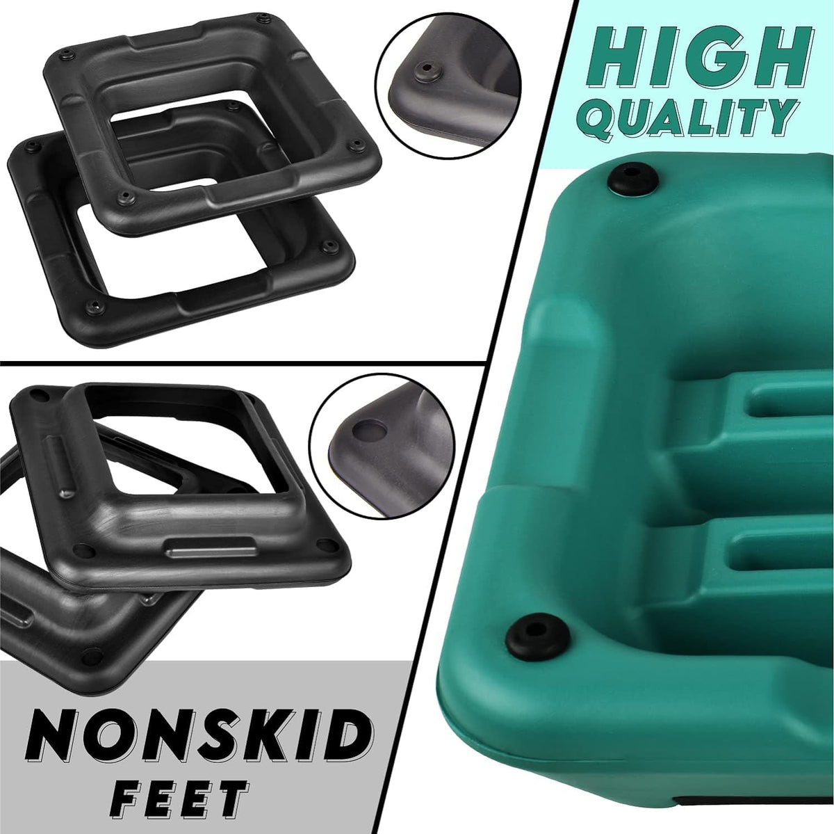 Adjustable Aerobic Step Platform with Stackable Risers J592977