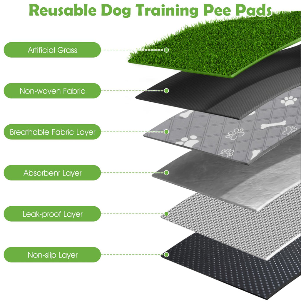 Washable Artificial Grass Dog Training Pad D13375