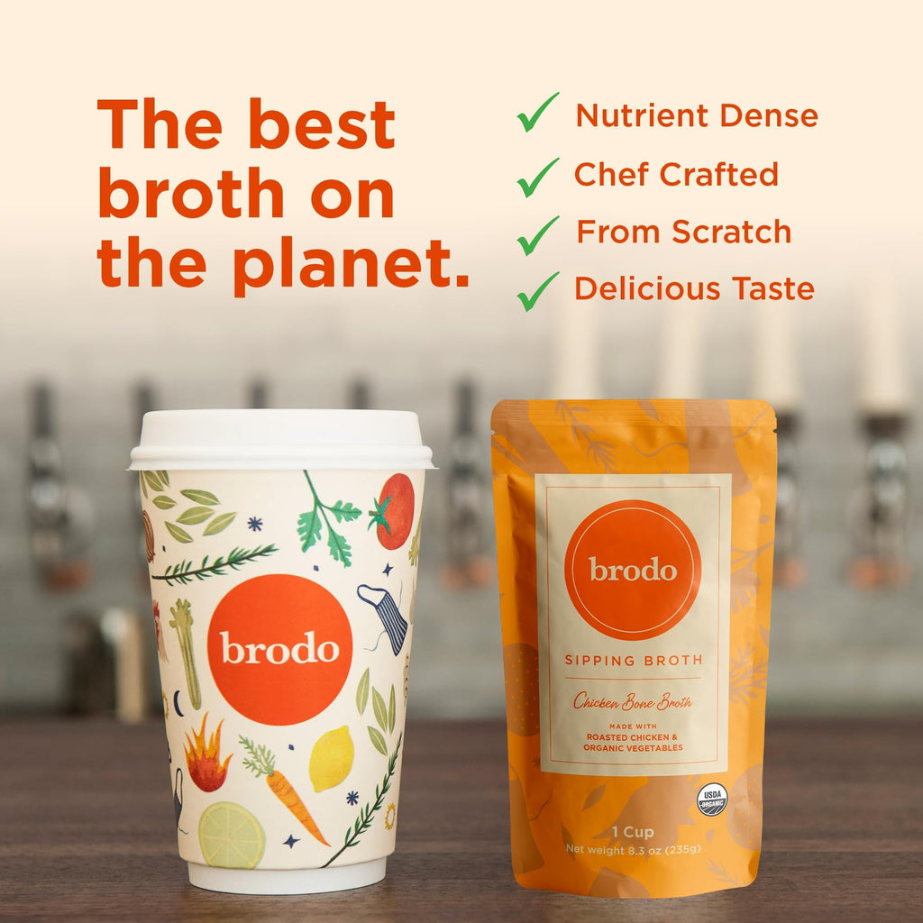 Collagen Rich Bone Broth Variety 6 x 8 oz X789584