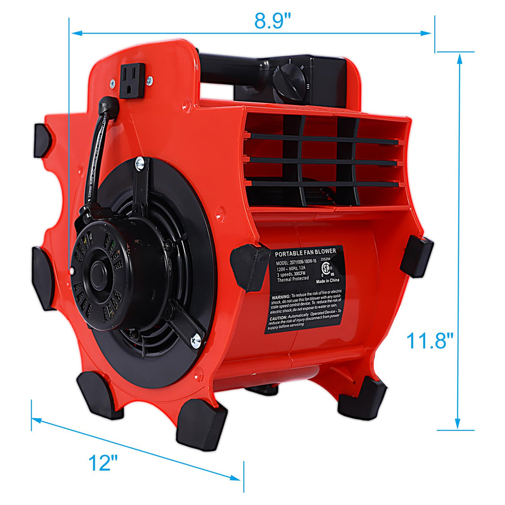 3-Speed Heavy-Duty Floor and Carpet Dryer C823