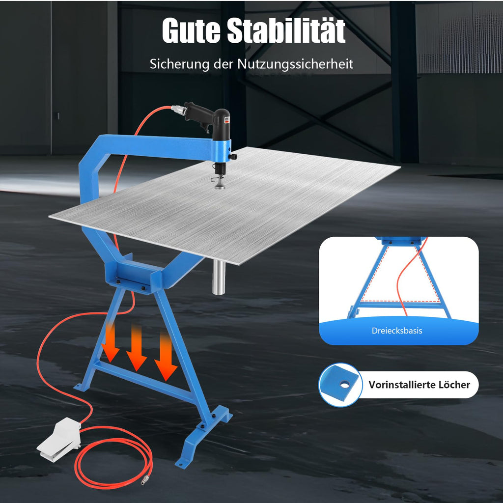 Pneumatic Planishing Hammer & Metal Shrinker Stretcher Kit J209