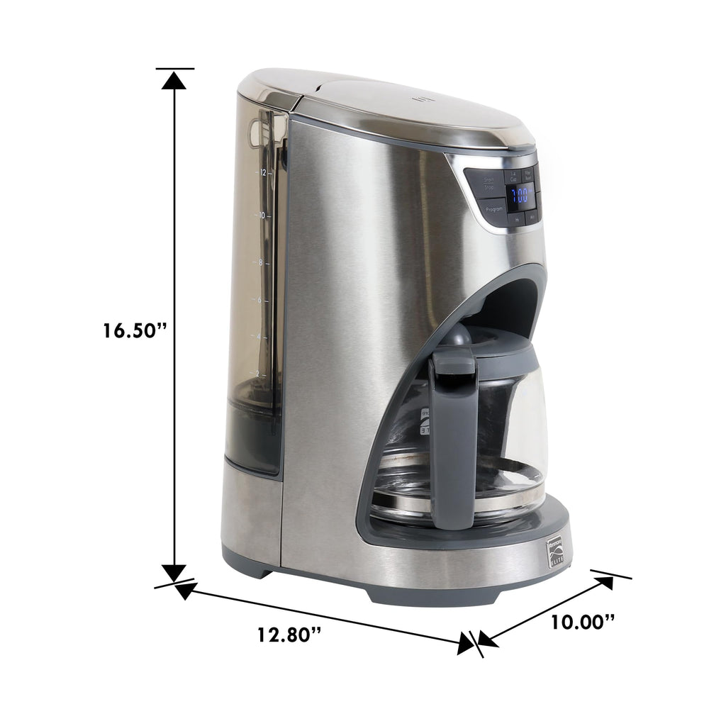 12-Cup Programmable Drip Coffee Maker with Glass Pot G578448