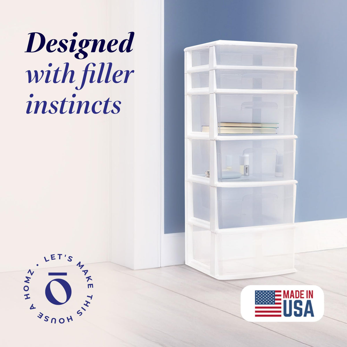 6-Tier Storage Cart with Removable Wheels W519079