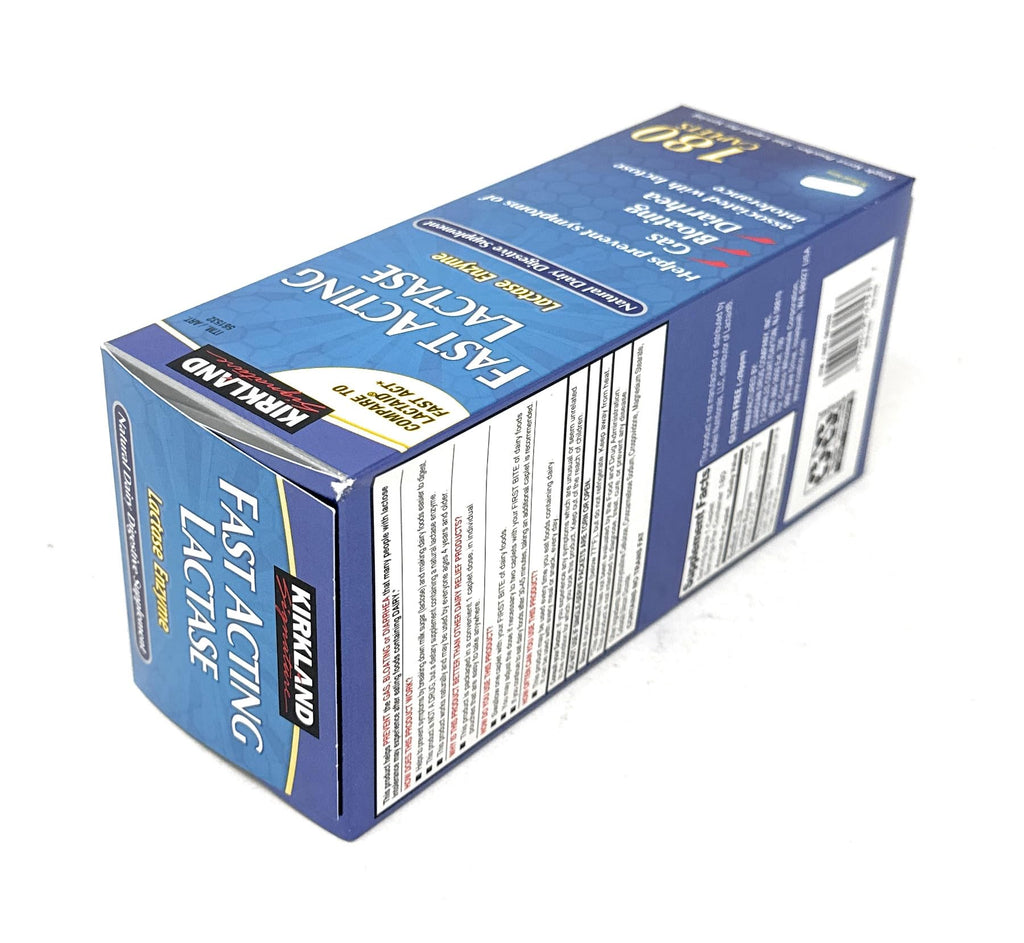Fast Acting Lactase 180 Caplets K9137