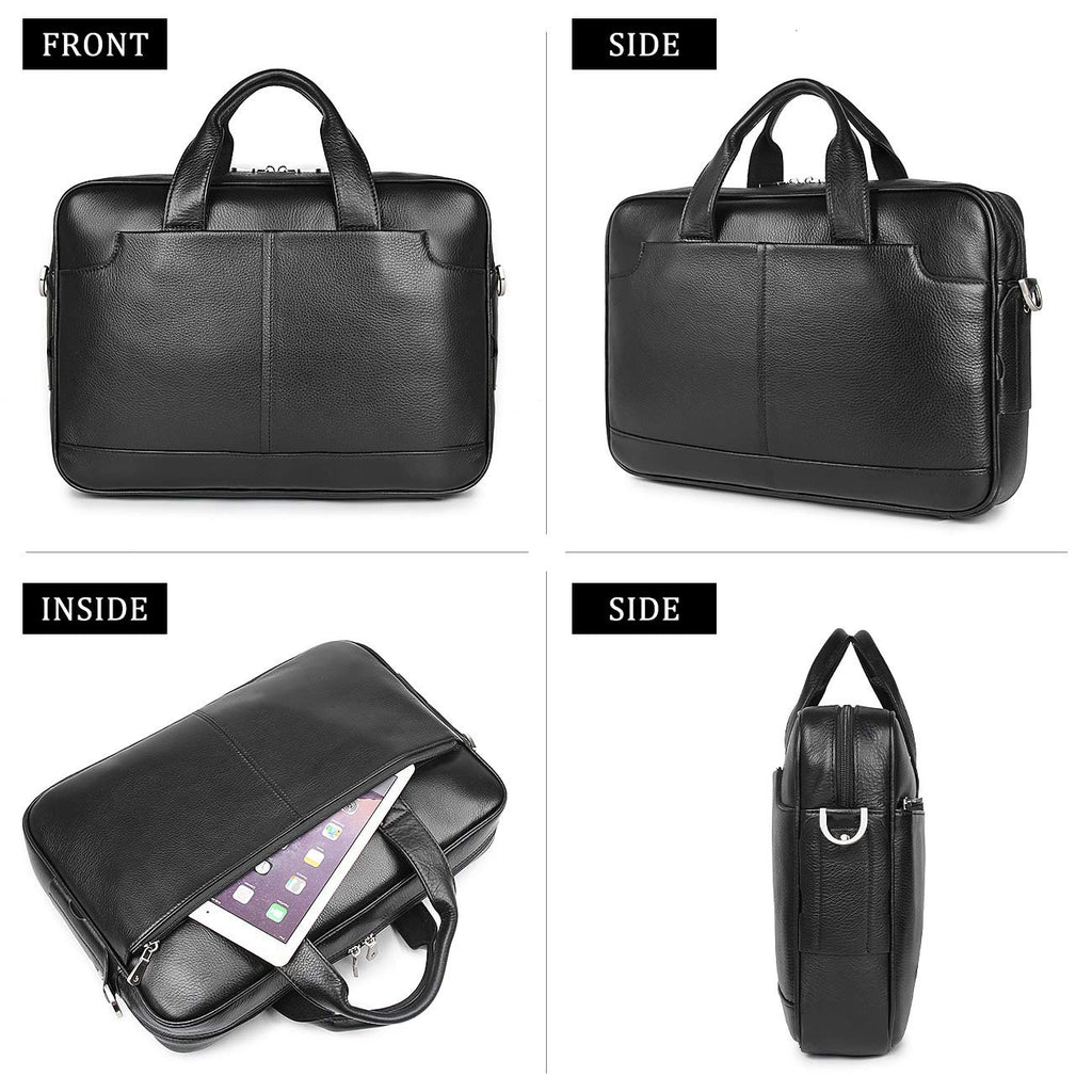 Leather Laptop Briefcase Fits 16 Inch B772267