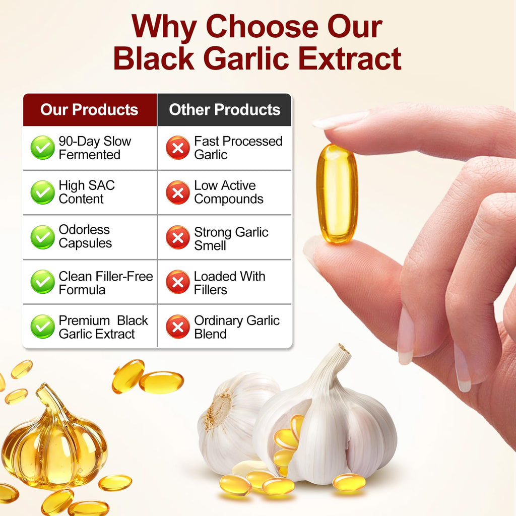 Odorless Organic Aged Garlic Extract Softgels B739