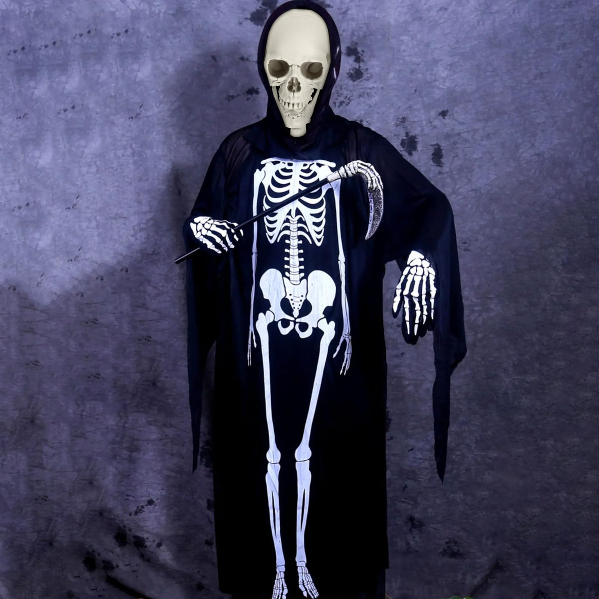 5.4Ft Posable Plastic Skeleton with Movable Joints B1819