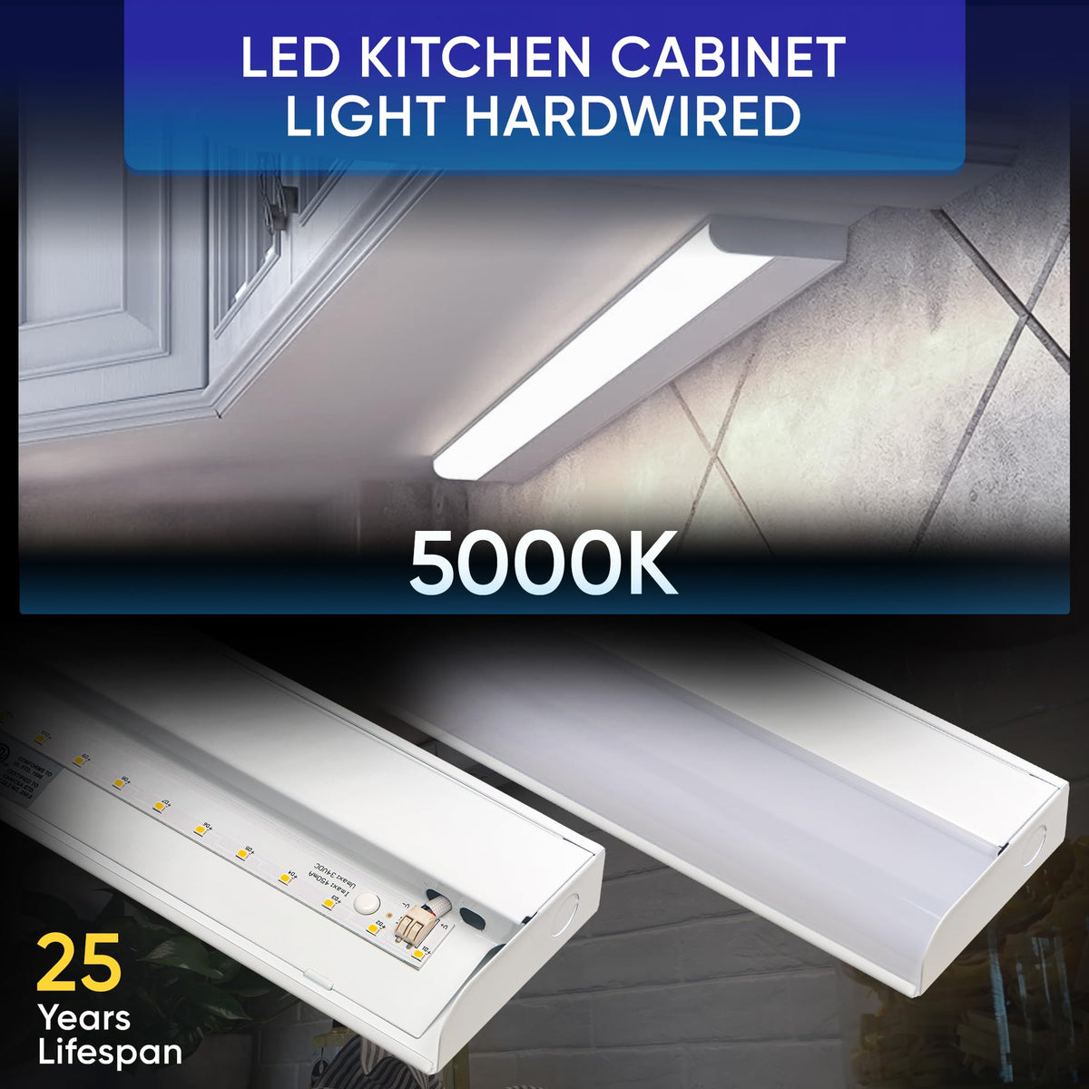 24" Hardwired Under Cabinet Lighting E624285