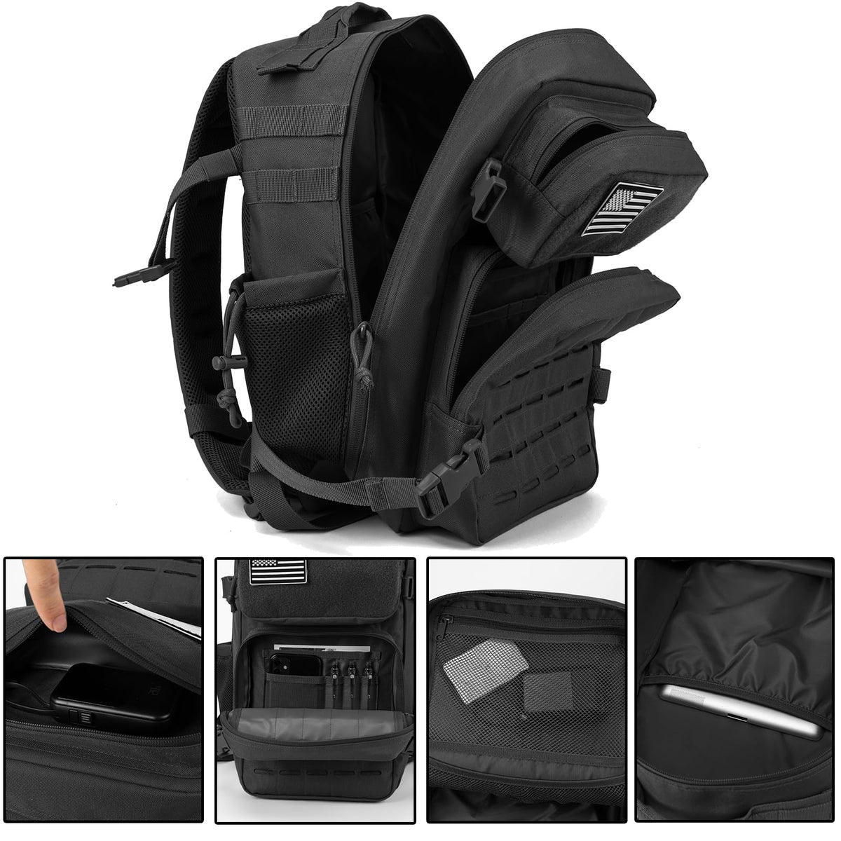 25L/45L Military Tactical Backpack with Bottle Holder A122