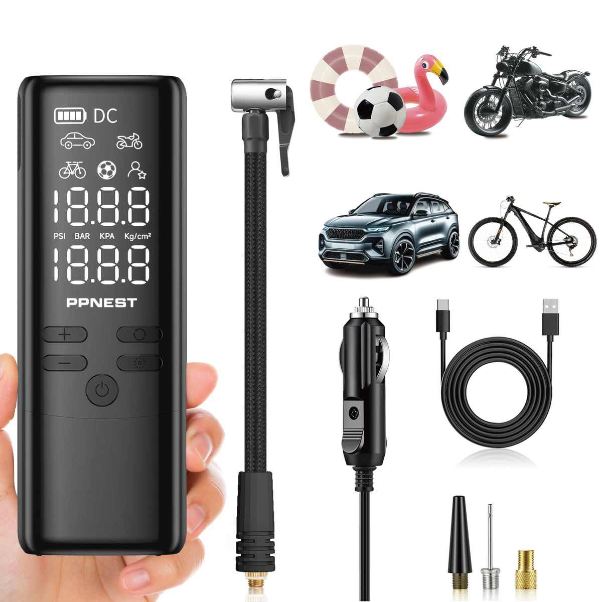 Portable Air Compressor 150PSI with Battery A313944