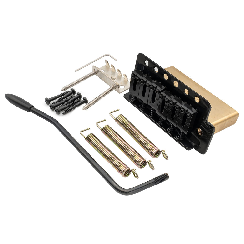 Black 6-Screw Tremolo Bridge W563