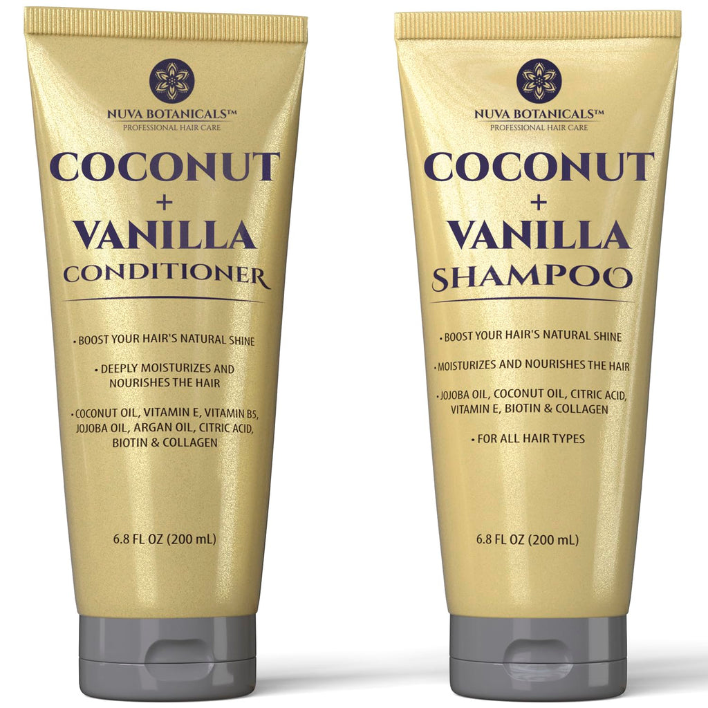 Coconut Shampoo & Conditioner Set 6.8 oz U206