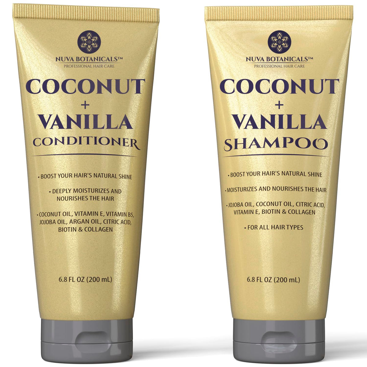 Coconut Shampoo & Conditioner Set 6.8 oz U206