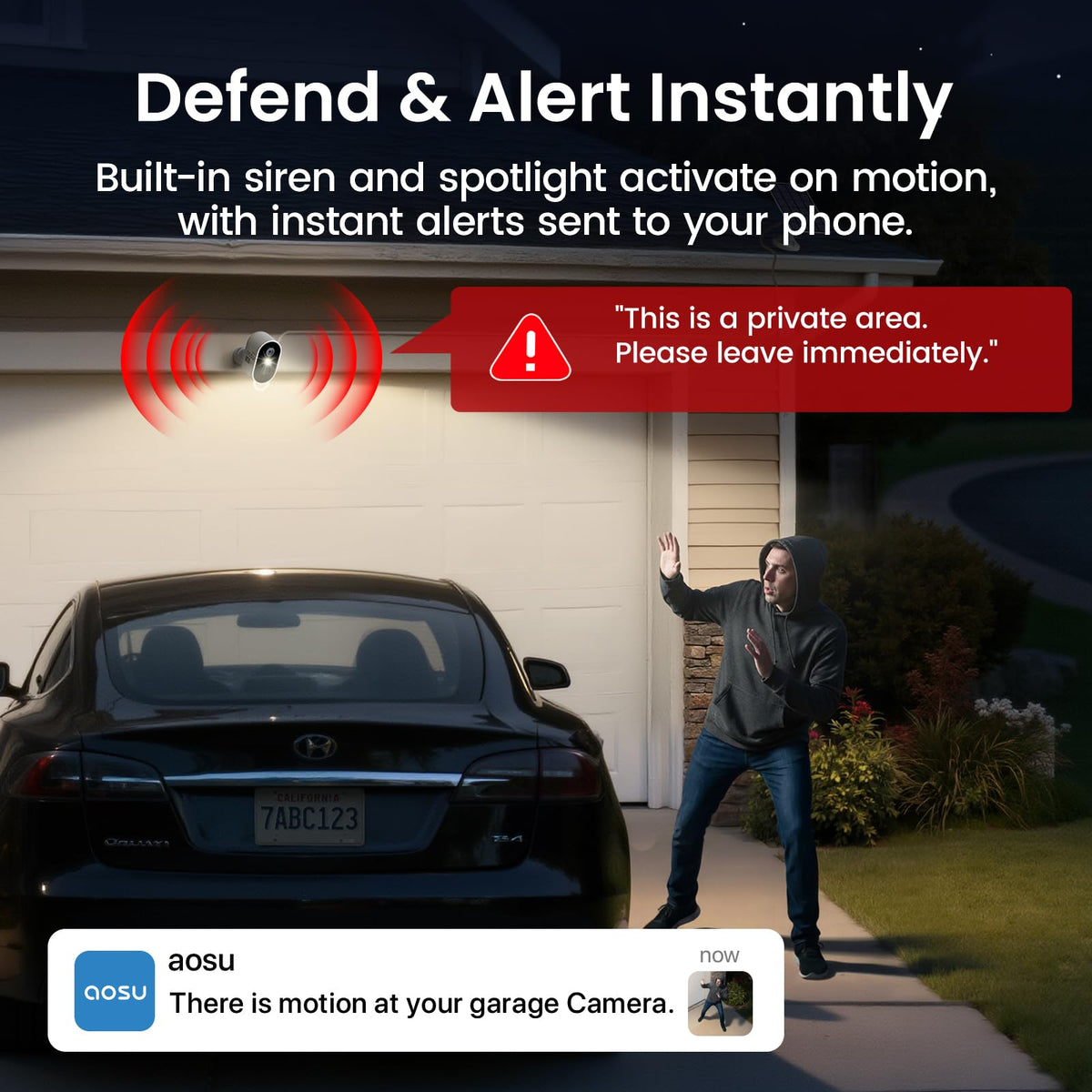 2K Solar Security Cameras Wireless Outdoor System O531339
