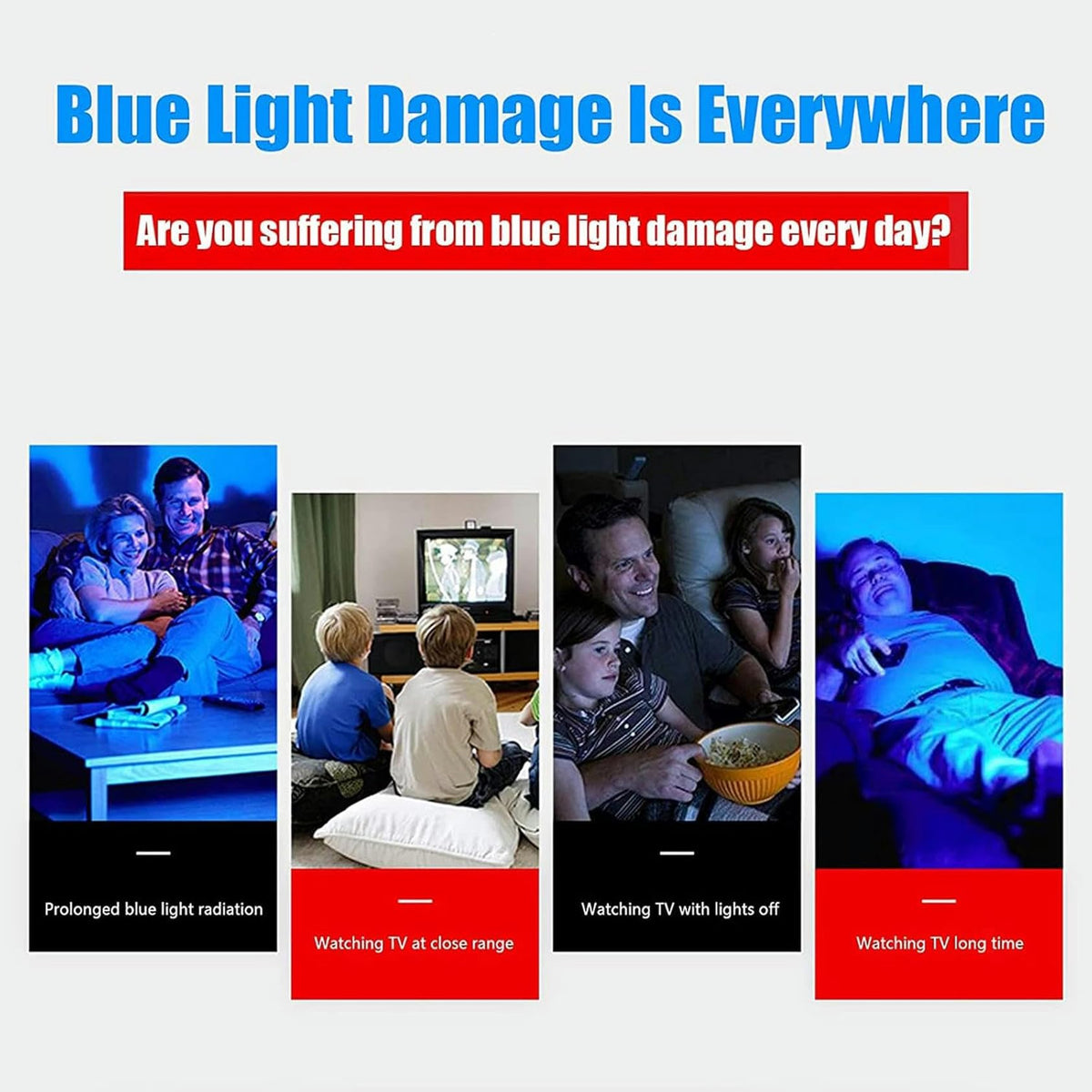 32-75 Inch Anti Blue Light Anti-Glare Frosted TV Screen Protector U54737