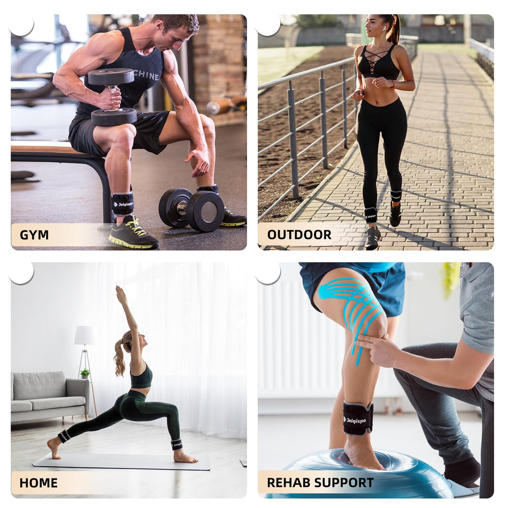 Adjustable Ankle Weights 1 Pair Removable Weight V23200