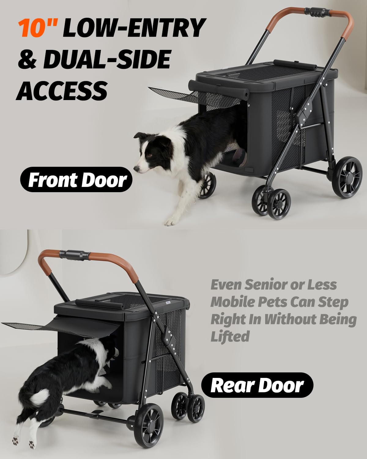 Black Dog Stroller F175