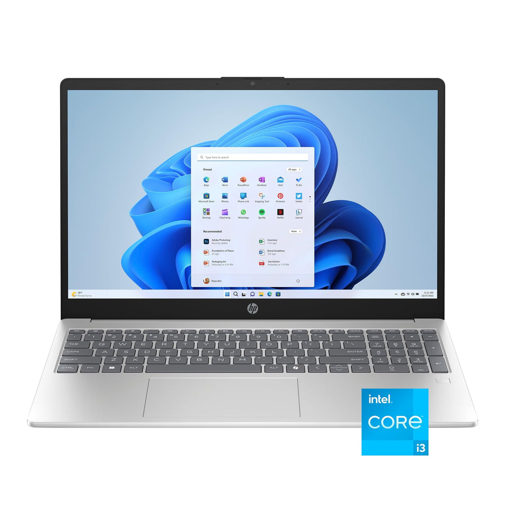 15.6 inch FHD IPS Laptop, Intel Core i3-N305, 8GB RAM, 256GB SSD, Natural Silver D8985