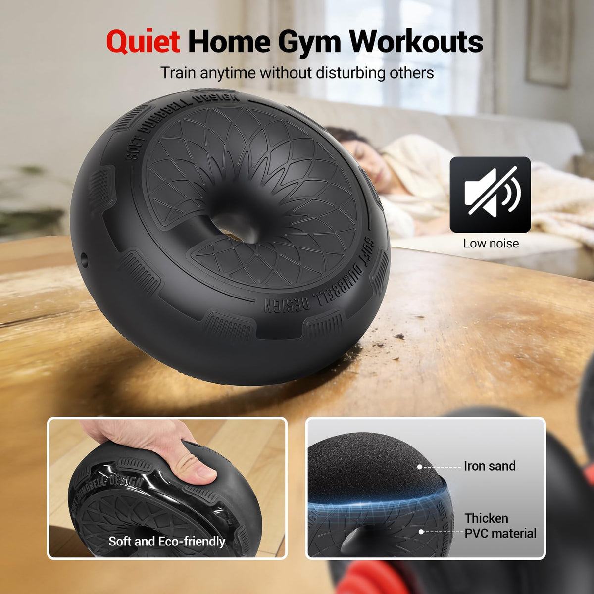 Adjustable Dumbbell Set with Connector O145303