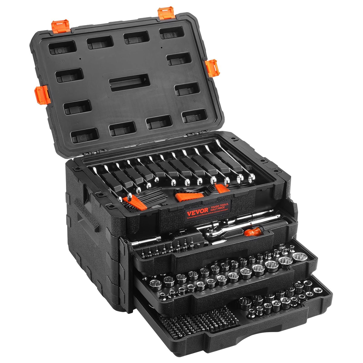 450 PCS Mechanics Tool Set and Socket Set D2947