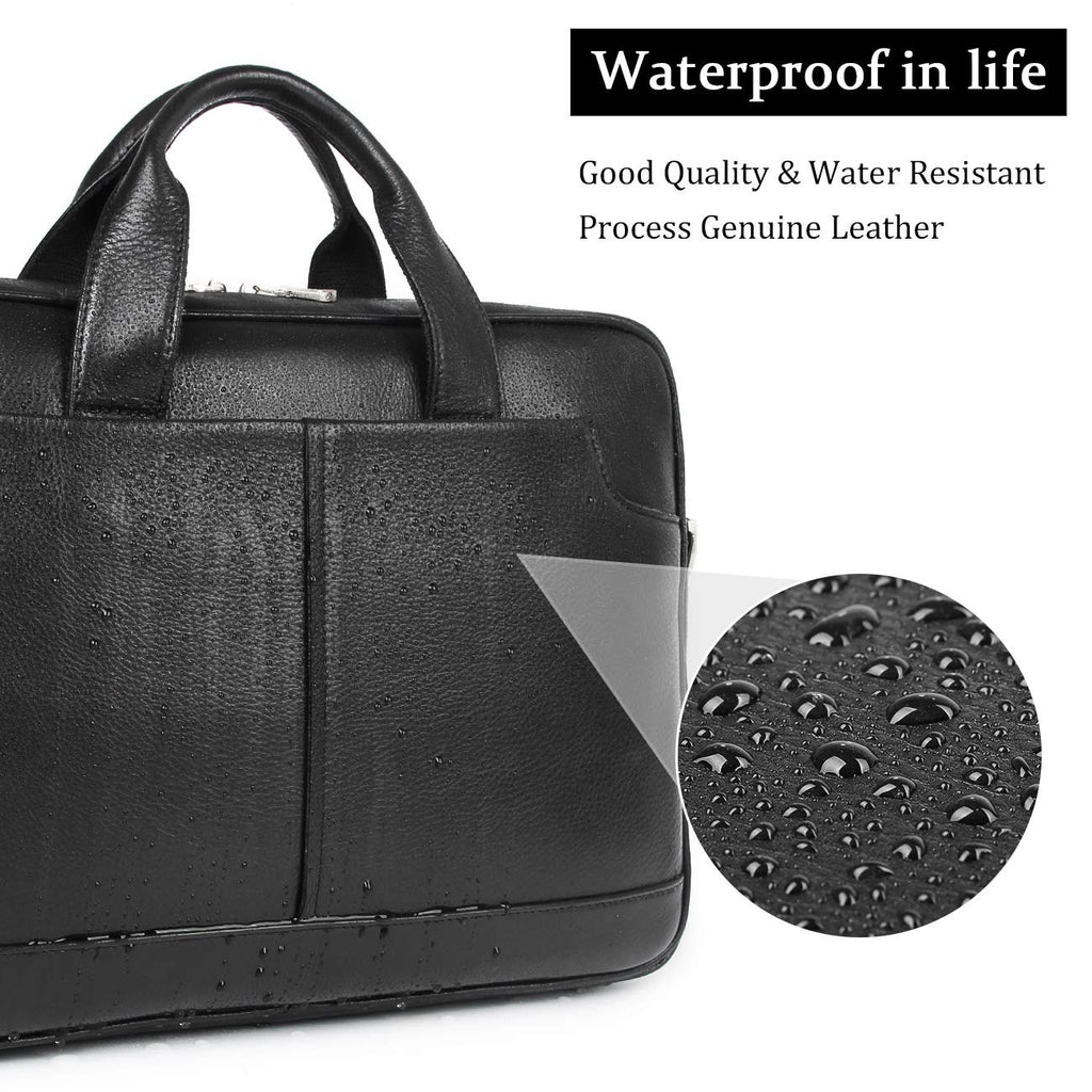Leather Laptop Briefcase Fits 16 Inch B772267