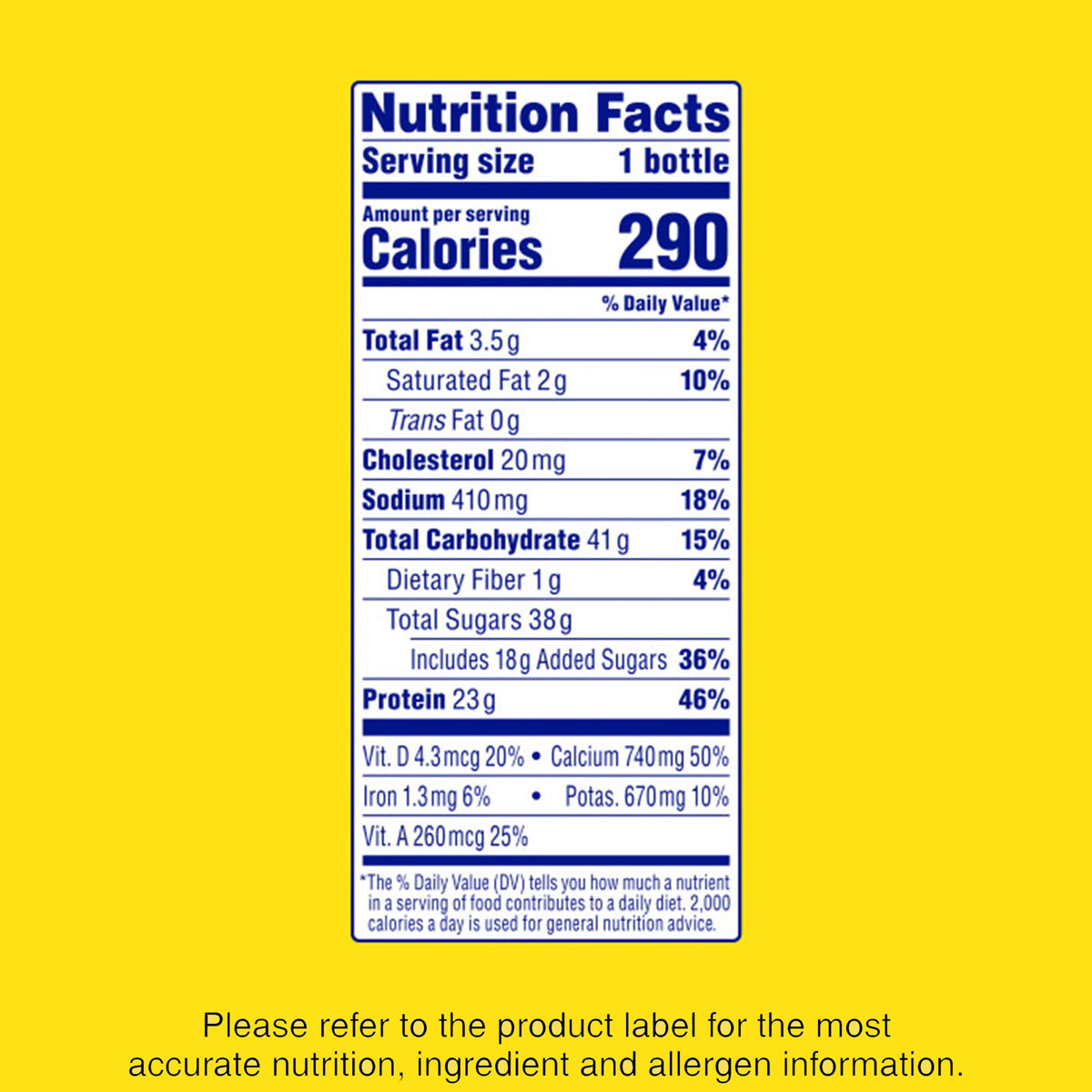 Chocolate Milk Drink 14 Fl Oz E531