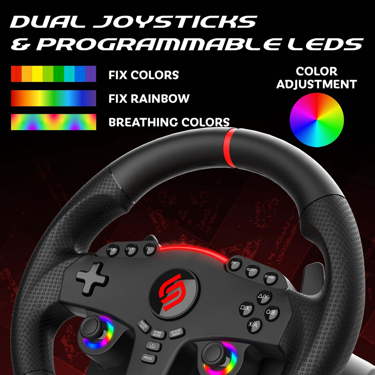 Racing Gaming Steering Wheel S812